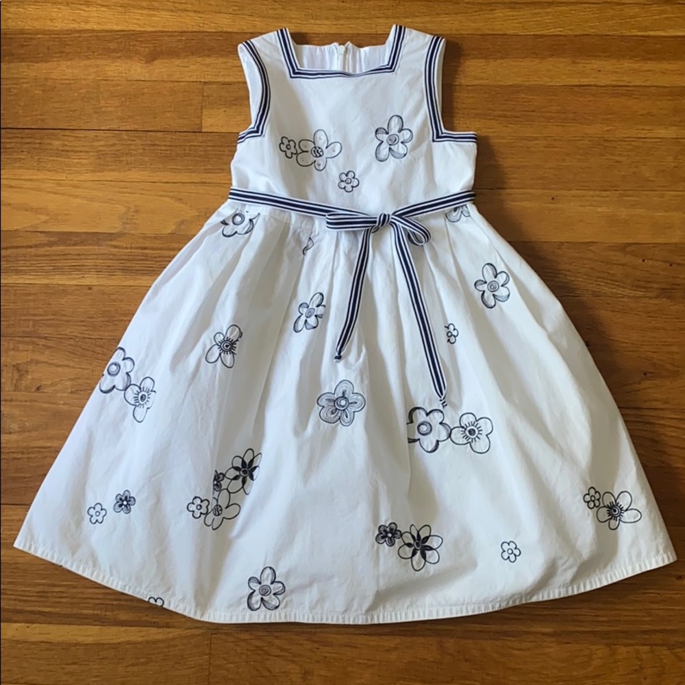 Loredana White floral Dress (size 3T)